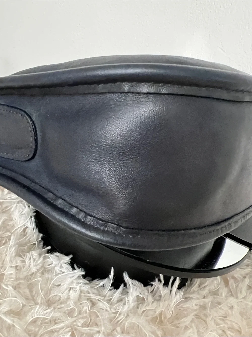 Coach Vintage Navy Blue Wendie Swinger Crescent Hobo